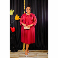 Tenue Formelle Grande Taille Turque – Costume Élégant Africain pour Femme – Idéal pour l'Église