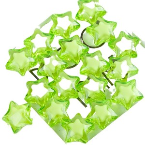 Cuentas acrílicas de estrella de cinco puntas misteriosas de Aomiao, 11 mm, 18 mm, cuentas sueltas para hacer joyería DIY, suministros para manualidades infantiles - Product Image 5