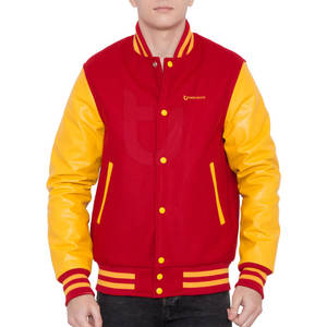 เสื้อแจ็กเก็ตหนังแขนยาวคอตั้งทำจากผ้าแคนวาสไฮสตรีทสไตล์สตรีทสีเรียบๆสำหรับฤดูหนาว - Product Image 1