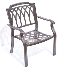 Juego <span class=keywords><strong>de</strong></span> comedor <span class=keywords><strong>de</strong></span> jardín económico, mesa <span class=keywords><strong>y</strong></span> silla <span class=keywords><strong>de</strong></span> aluminio fundido al aire libre - Product Image 6