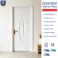 Porte en bois MDF au design moderne avec cadres, en vente