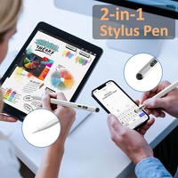 Stylet Actif 2-en-1 avec Écran LED, Batterie Lithium 130 mAh, Autonomie 12-15h, Recharge Rapide Type-C, Fonctionnalité Magnétique, Rejet de la Paume