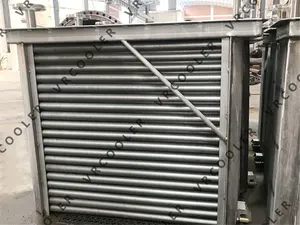 High Performance Copper Finned Coil Tube Heat Exchanger For Rotary Printing Machine