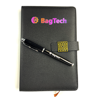 Ensemble de carnet de notes A5 de luxe personnalisé en PU avec stylo, tasse isotherme et boîte cadeau pour la remise des diplômes et les promotions