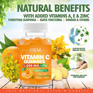 Oem 1000 מ "ג ויטמין C למבוגרים ילדים multitamin עם תמציות צמחים אבץ לתמיכה חיסונית קולגן - Product Image 3