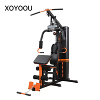 XOYOOU Station d'entraînement multifonction intégrée, équipement de fitness à domicile, musculation, matériau en acier