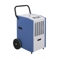 Nouveau déshumidificateur portable 50L/D avec roues pour la protection des stocks en entrepôt de petite taille et la gestion de l'humidité dans les entrepôts commerciaux