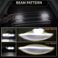 OVOVS Ensemble de clignotants LED pour 1998 Silverado GMC K3500