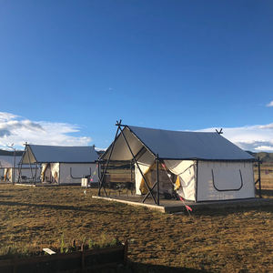 Tente de safari d'hiver Neptune - Suite de glamping de luxe personnalisée avec salle de bain, maison de <span class=keywords><strong>camping</strong></span> en PVC pour l'extérieur - Product Image 1