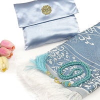 Ensemble cadeau de tapis de prière turc portable, tapis musulman de voyage, tapis de prière turc portable