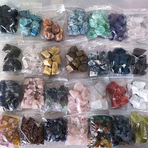 Pietre di cristalli irregolari di pietre preziose di <span class=keywords><strong>roccia</strong></span> naturale all'ingrosso all'ingrosso di quarzo rosa Chakra Mix di pietre grezze di cristallo grezzo - Product Image 2