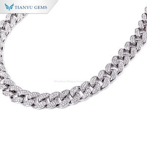 Tianyu gemas personalizado de plata chapado en oro 18K Marquesa pera diamante <span class=keywords><strong>blanco</strong></span> de lujo anillo collares - Product Image 3