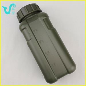 Muestra gratuita: Juego de 3 piezas de cantimplora alemana de aluminio, kit táctico de cantimploras, proveedor de fábrica, hervidor de camuflaje para entrenamiento. - Product Image 3