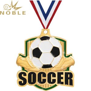 Médaille de football en métal personnalisée pour les champions de la Coupe 2024 - Product Image 2