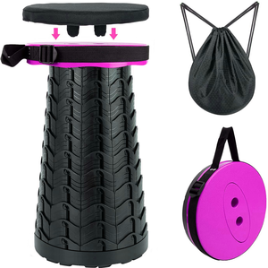 Tabourets de pêche pliables, télescopiques, extensibles, légers et rétractables <span class=keywords><strong>en</strong></span> <span class=keywords><strong>plastique</strong></span> pour l'extérieur et le bar - Product Image 3
