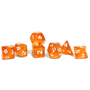 Ensemble de dés miniatures en acrylique polyédrique au design unique pour jeux de société et Donjons et Dragons - Ensemble de dés unique Jeux de société DND <span class=keywords><strong>RPG</strong></span> - Product Image 2