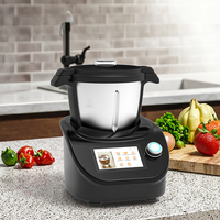 Robot culinaire électrique multifonctionnel intelligent avec bol en verre, commande par application Wi-Fi, en acier inoxydable, 3L, pour la cuisson