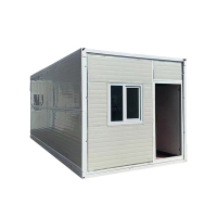 Mini maison de conteneur pliante portable maison mobile de construction empilable préfabriquée prête à l'emploi pour un centre commercial ou un hôtel