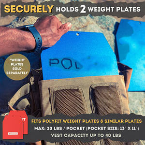 Chaleco con Peso Ajustable MR para Hombres y Mujeres, 5, 10, 15 kg, Equipo de Entrenamiento para Correr con Bolsillo, para Correr, Caminar y Hacer Ejercicio - Product Image 3