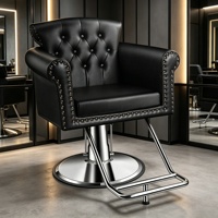 Fauteuil de coiffure de luxe durable pour salon de coiffure et barbier
