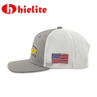 Gorra Trucker de Mezclilla de Pana con Mezcla de Algodón y Poliéster, Diseño de 6 Paneles, Bordado 3D, Múltiples Posiciones para Logotipo, Unisex, para Todo Uso, Invierno