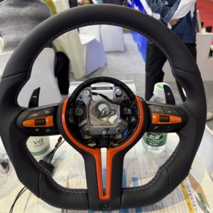 Yld พวงมาลัยสีน้ำเงินติดแถบด้านบนสำหรับ BMW F10 F30พวงมาลัยรถยนต์ - Product Image 5