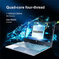 Tout nouveau 11.6 pouces Fhd écran tactile écran tactile ordinateur portable Yoga 360 degrés rotation 2 en 1 Convertible N6000 8G 64G 1 To Mini ordinateur portable