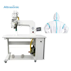 Tarpaulin Heat Sealing Protection Suit Touch Screen Large Awning Welding Hot Air Seam Sealing Machine For Safety Vest
