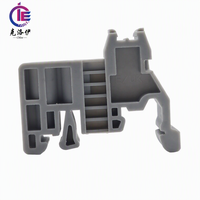 Conector de Unión de Bloque de Terminales de Alimentación con Fijación de Borde de Sellado de Riel Guía C45 y Hebilla de Sujeción, Enchufe de Plástico E/UK, OEM ODM