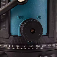 Niveau laser industriel 5 lignes, auto-nivelant, faisceau vert super puissant, horizontal et vertical, trépied rotatif à 360°, garantie 3 ans