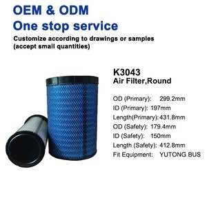 High Quality Truck Accessories <strong>AF26597</strong> <strong>AF26598</strong> PU3043 Air Filter - Product Image 3