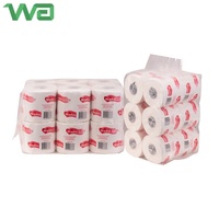 Rouleau de papier toilette de luxe 1 2 3 4 plis, rouleau de papier hygiénique soluble