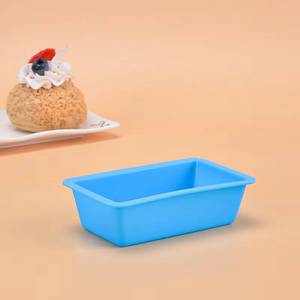 MUYULINS Best-selling Mini Rectangular LFGB Non-stick DIY Handmade Toast Making <b>Tool</b> <b>Silicone</b> Bread Cake Pan - Product Image 5