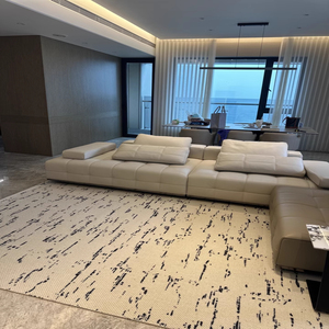 Kích Thước Tùy Chỉnh Lớn Nhà Thảm Thiết Kế Đơn Giản Hot Bán New Zealand Len Pha Trộn Khu Vực Thảm Không Trượt Dễ Dàng Để Làm Sạch Thảm Trong Kho Phòng Ngủ - Product Image 6