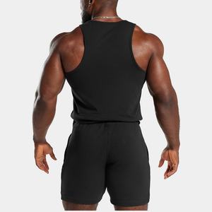 Wholesale Custom Summer Fit Solid <b>Men's</b> <b>Singlet</b> Gym Sports Tank Top Custom Color and logo Running <b>Singlets</b> for <b>Men</b> - Product Image 1