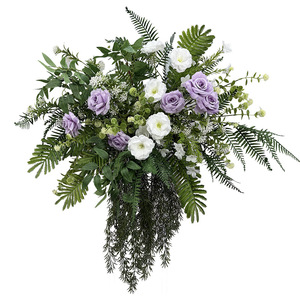 Accessoires de <span class=keywords><strong>mariage</strong></span>, fleurs artificielles, décorations de fiançailles, accents floraux suspendus, arches de fleurs en plastique, toile de fond murale pour lieux de <span class=keywords><strong>mariage</strong></span> - Product Image 1