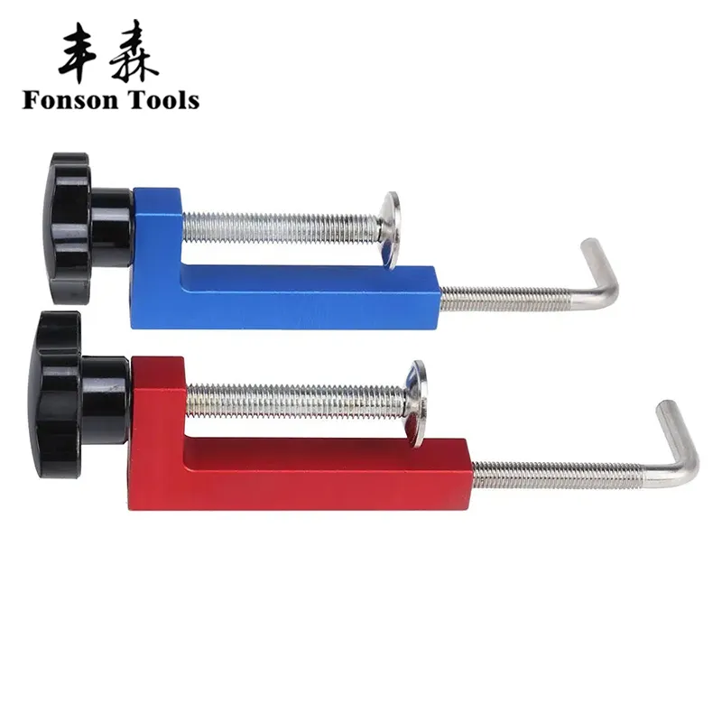 Universal Fence Clip Heavy Duty Woodworking Fixed Clamp Aluminum Alloy Adjustable G Clamp Carpentry Fixture