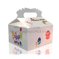Boîte cadeau à poignée, faible MOQ, motif mignon, bonbons, chocolat, collation, dessert, gâteau, cadeau pour la fête des enfants