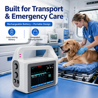 Moniteur de signes vitaux vétérinaires compact et portable, moniteur LCD léger pour les visites mobiles chez le vétérinaire