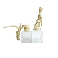 Diffuseur de parfum pour voiture en stock avec bouchon en bois, flacon désodorisant pour voiture