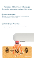 Appareil de soins de la peau professionnel 4-en-1 dissolvant d'acné de points noirs Silhouette de compresse froide chaude extracteur de points noirs pour usage facial de nez