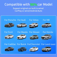 2025 CarPlay sans fil pour appel musique adaptateur de navigation facile plug-and-play connexion automatique pratique filaire à pour voitures multimédia