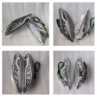 Feux de clignotants séquentiels Level10 pour Vespa Sprint Primavera 50 125 150cc, chrome, LED claires, avant et arrière, clignotants 12V
