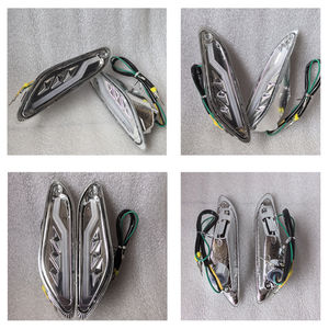 Luces Intermitentes Secuenciales <span class=keywords><strong>Level10</strong></span> para Vespa Sprint Primavera 50 125 150cc, LED Cromado Transparente, Delanteras y Traseras, 12V - Product Image 4