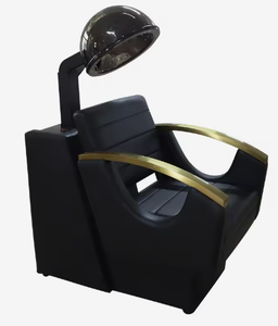 Sèche-cheveux professionnel noir sur pied pour salon de coiffure, appareil chauffant pour cheveux, mobilier de salon de beauté - Product Image 6