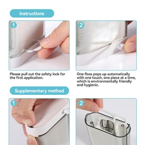 Distributeur Automatique de Cure-Dents et Fils Dentaires pour Adultes – Organisateur Pop-Up pour des Dents Propres - Product Image 3