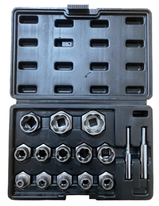 SS24530A, 16 piezas, extractor compacto de tuercas y pernos, juego de punzones y pasadores para eliminación de daños rotos, acero Cr-mo de <span class=keywords><strong>8</strong></span> - 27mm - Product Image 3