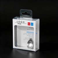 Boîte d'emballage en plastique PVC/PET transparente écologique personnalisée avec gaufrage et logo imprimé pour biberons