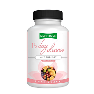Premium 15 Day Cleanse Capsules for Gut Health Colon Detox Digestive Comfort Advanced Natural Formula Dietary Fiber Supplement - Product Image 1