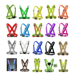 Chaqueta Reflectante <span class=keywords><strong>de</strong></span> Alta Visibilidad para Correr, <span class=keywords><strong>Camiseta</strong></span> con Estampado Retro-reflectante, Chaleco <span class=keywords><strong>de</strong></span> Seguridad Reflectante Morado y Rosa, Cinturón en <span class=keywords><strong>Chile</strong></span> - Product Image 1